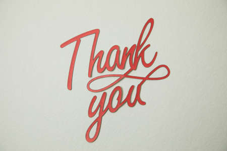Thank you card.の写真素材