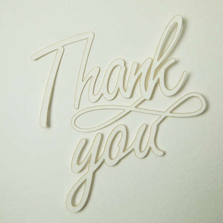 Thank you card.の写真素材