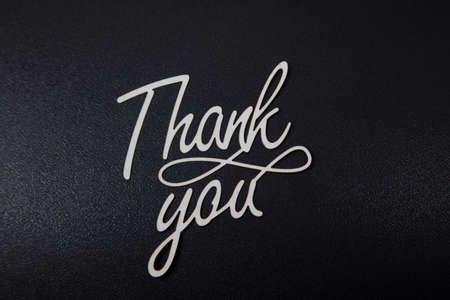 Thank you card.の写真素材