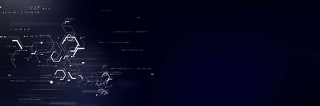 Abstract futuristic digital technology