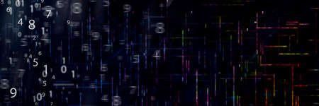 Abstract technological background.