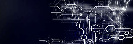 Abstract technological background.