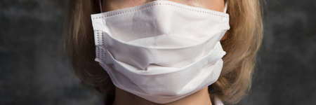 Protection against virus, infection, exhaust and industrial emissions.の写真素材