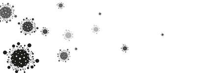 Abstract coronavirus background. Medical and science headline.の写真素材