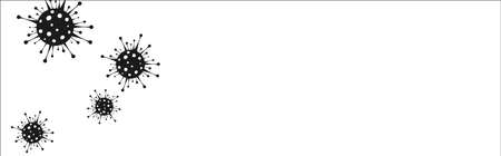 Coronavirus cells on the white backdrop. medicine healthcare concept.の写真素材