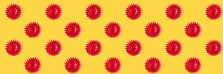 Abstract virus and coronavirus background. Medical and science headline.の写真素材