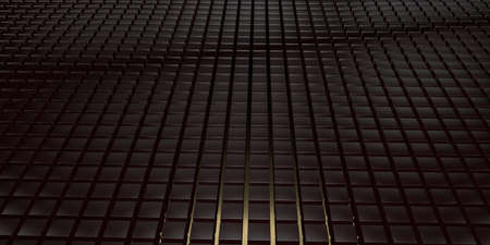 Seamless pattern of cubes. Abstract decoration. 3D Render.の写真素材