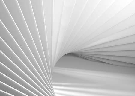 White geometric texture. 3d render background