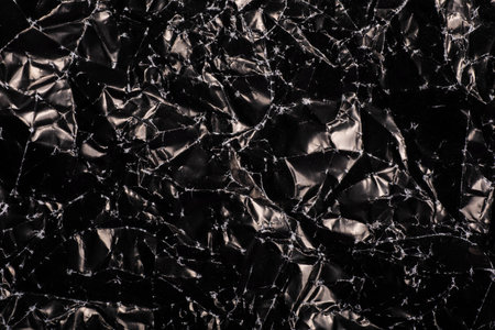 Crumpled paper texture or backgroundの写真素材