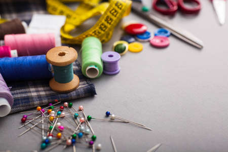 Copyspace frame with sewing tools