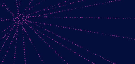 Dot and line consisting of abstract graphics.