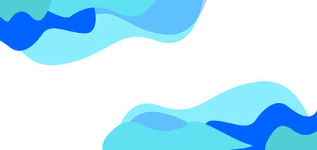 Abstract circles and waves on the whiteのイラスト素材