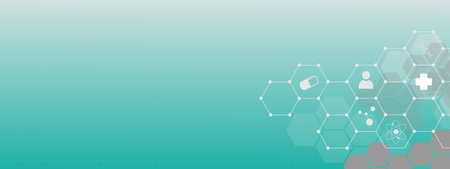 flat icons in medicine, medical, health, cross, healthcare decoration for flyers