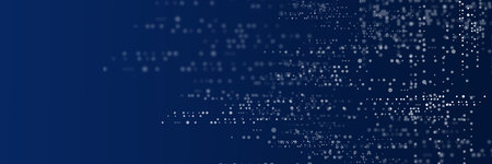 digitally generated image of blue light and stripes moving fast over blue background