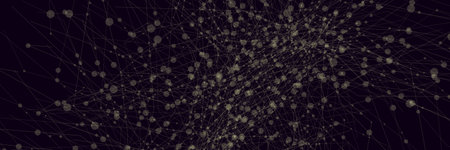 Abstract futuristic thin linesの写真素材