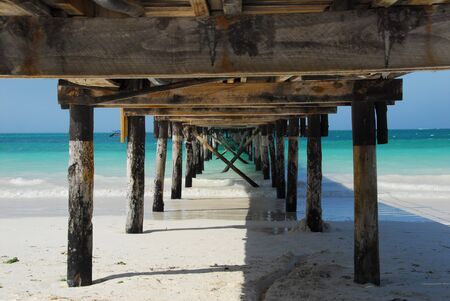 wharf in Zanzibarの写真素材