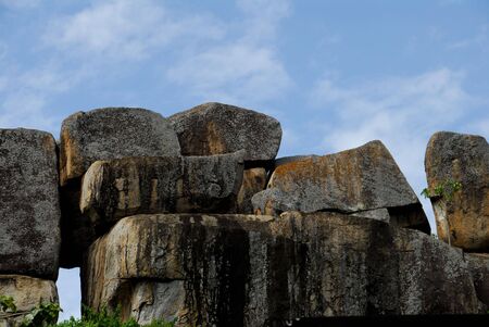 big rich granite in Africaの写真素材