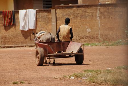 African peddler の写真素材