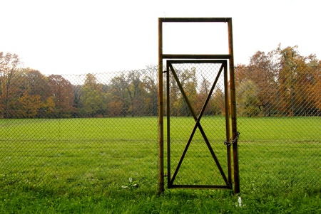 iron gateの写真素材