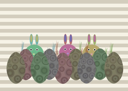 Easter eggs の写真素材