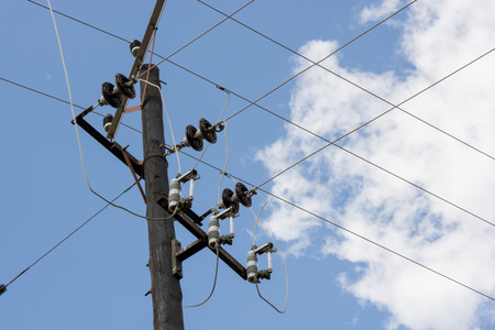 electric pole の写真素材