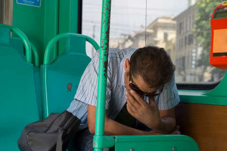 depressed manの写真素材