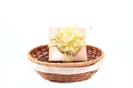 Gift isolate on white backgroundの写真素材