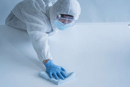 Healthy female training yoga at home, Well being lifestyle conceptの写真素材