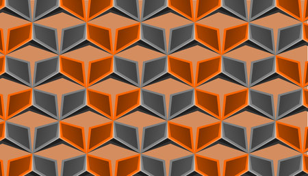 a background for the wall or a backdrop with a pattern shaped like an emblem that looks a little like a bookのイラスト素材