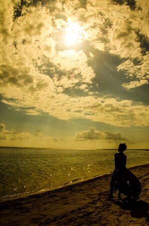 pre sunset lookの写真素材