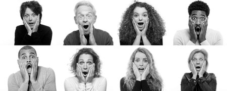 Portraits of beautiful commercial powerfull womenの写真素材
