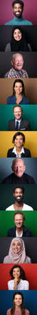 Portraits of beautiful commercial powerfull women