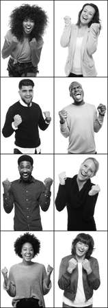 beautiful people wearing a mouth maskの写真素材