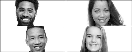 Group of people in a collage