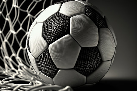 Tribute to the game of Soccerの写真素材