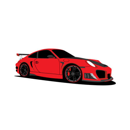 911carのイラスト素材