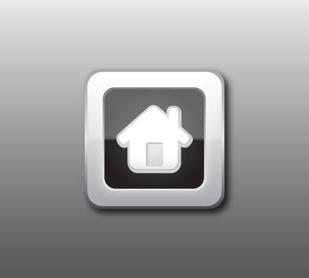 Black home button vectorのイラスト素材
