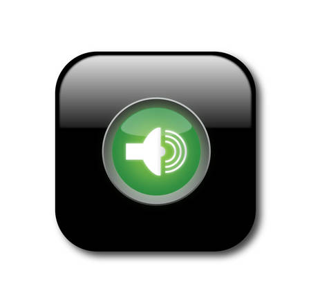 Sound button のイラスト素材