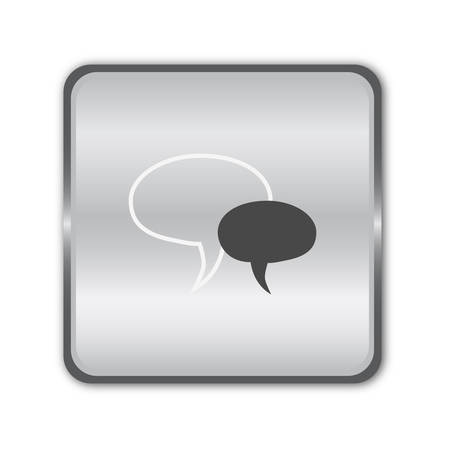 Chrome chat buttonのイラスト素材