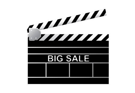 Big sale clapboardのイラスト素材