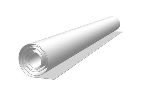 Sheet roll of certificate のイラスト素材