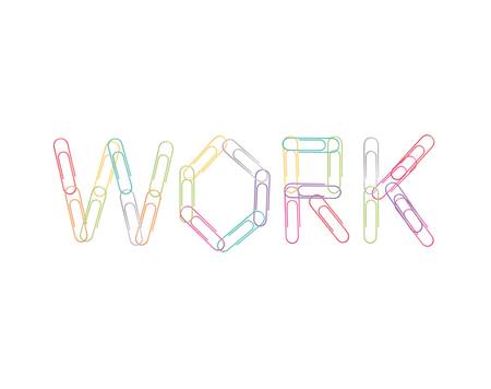 Paperclip vectorのイラスト素材