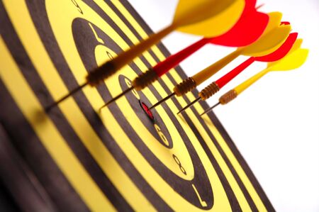 darts on target
