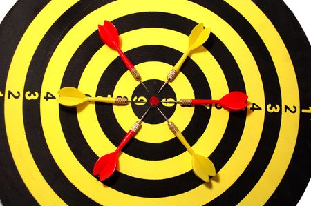 Target with darts
