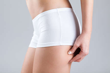 Beautiful female body without celluliteの写真素材