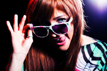 Wicked girlの写真素材