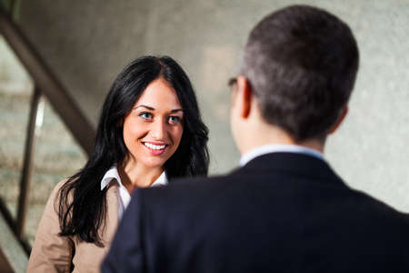 Business people talkingの写真素材