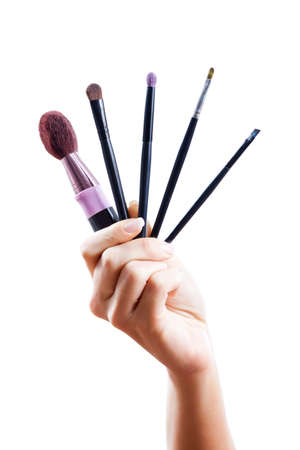 Makeup brushesの写真素材