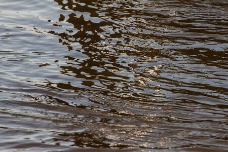 Close up The details of the water flow as background.