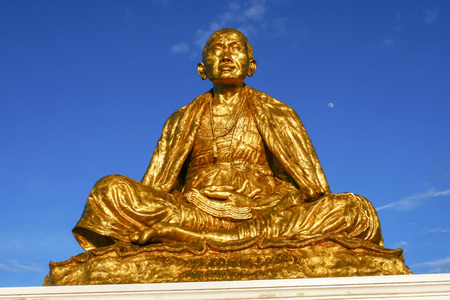 Chiang Rai, Thailand, 6 july 2561 Khu Ba Si Wichai Monument located at Wat Sangkeawphothiyan. A tourist attraction The Mithra faith in Buddhism. Or to explore the architectural decoration.のeditorial素材